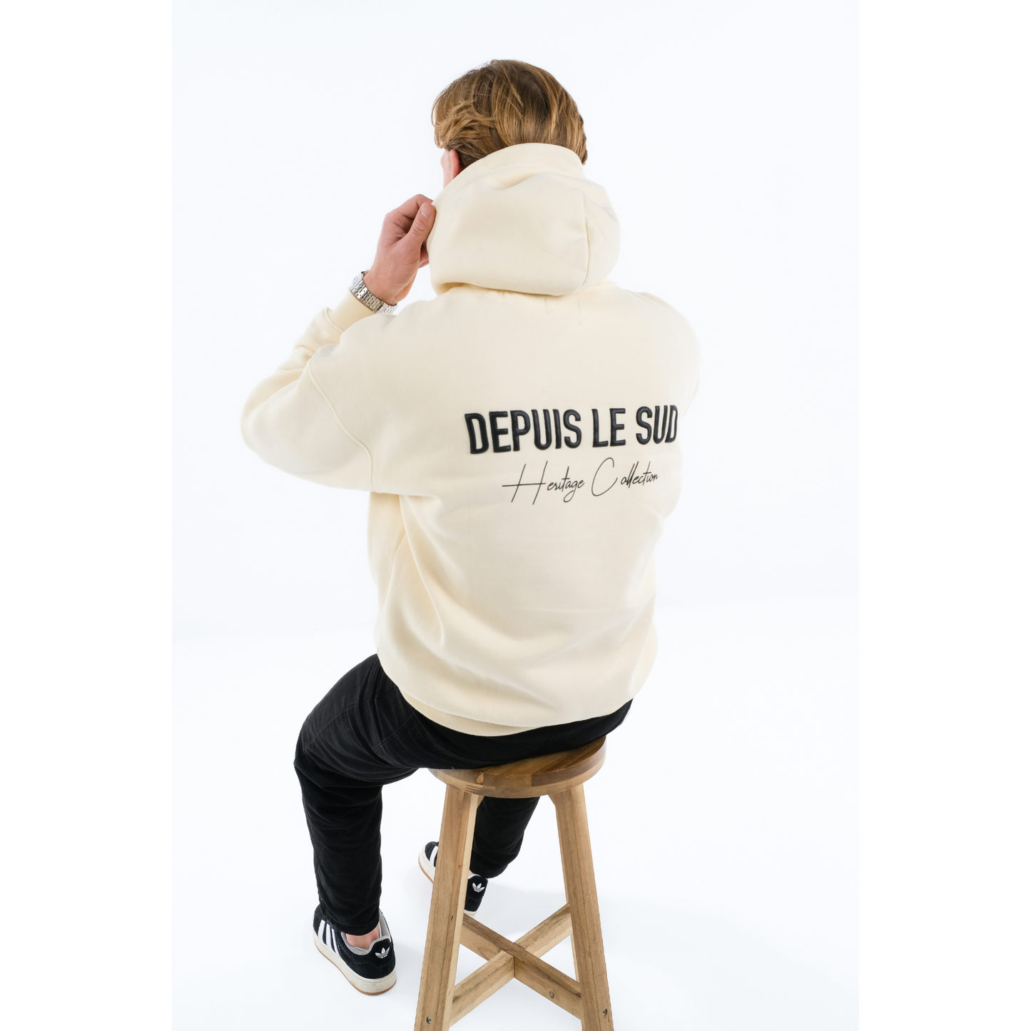 Heritage Hoodie - Cream Apricot