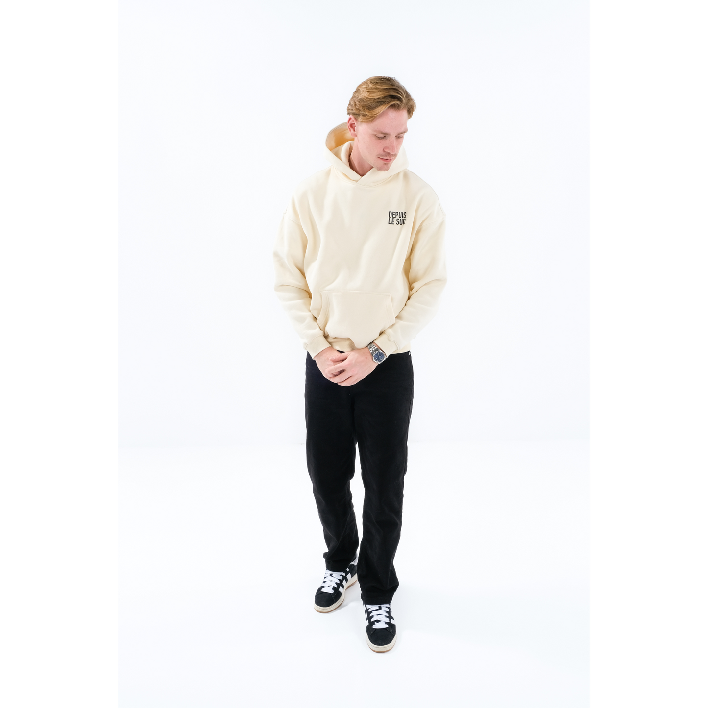 Heritage Hoodie - Cream Apricot