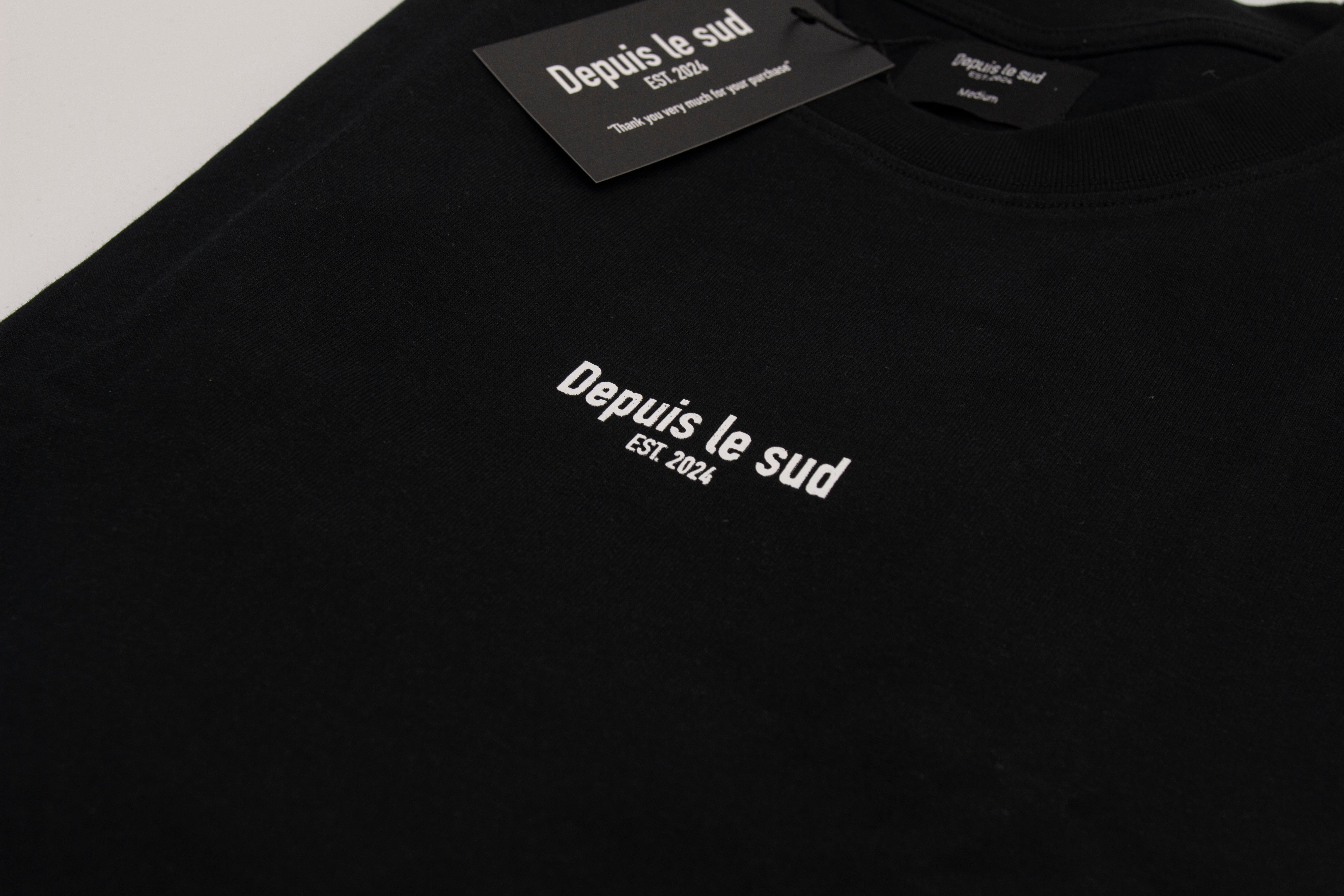 Signature '24 Tee - Black – Depuis le sud